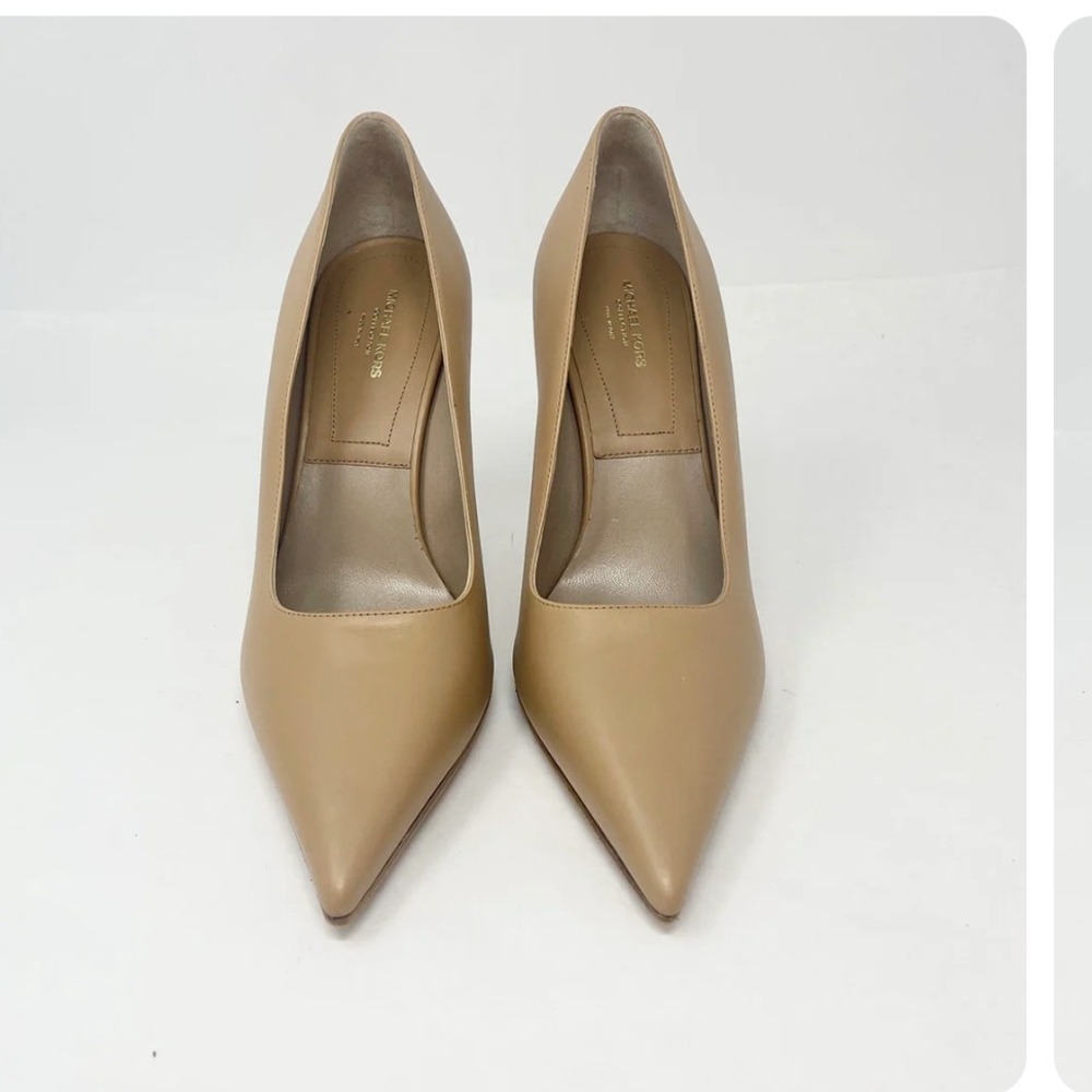 Michael Kors Collection Pointed Tan Pumps
